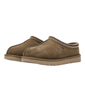 UGG Tasman II Slippers Mules Antilope Wool Lined Suede Women’s Size 7 Brown